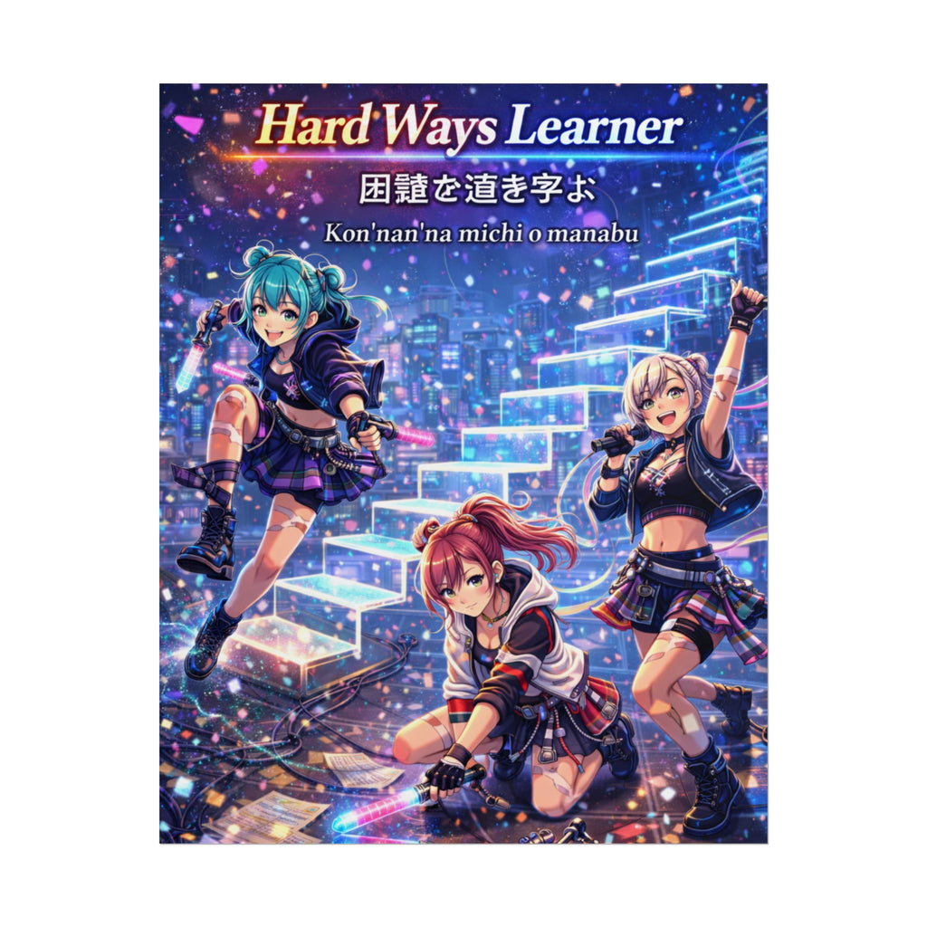 POP Series: Hard Ways Learner Rolled Posters — Matte or Semi-Gloss