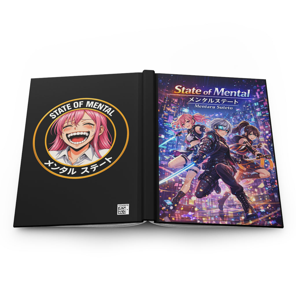 State of Mental Hardcover Journal (Matte) — 5.75" × 8", 150 Lined Pages