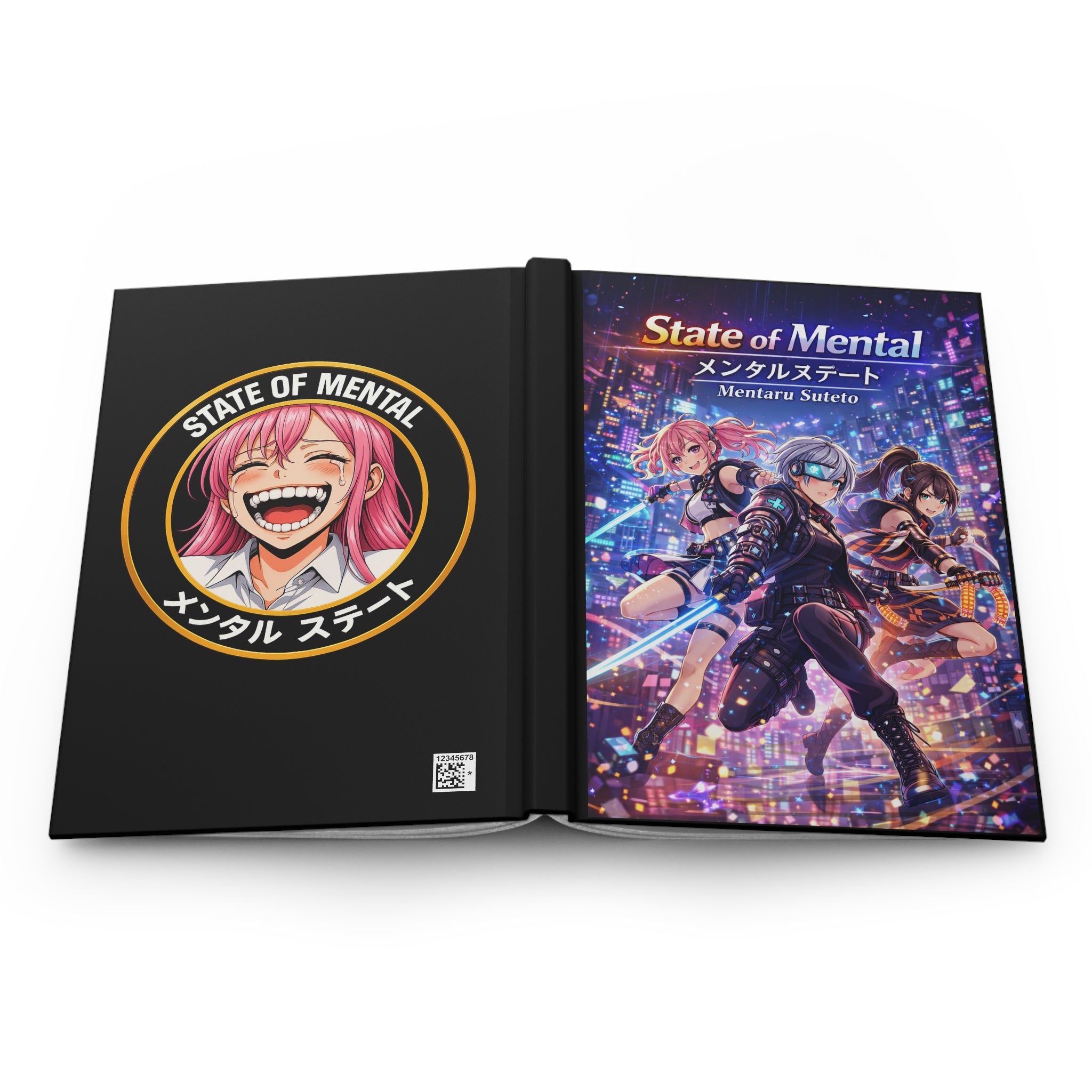 State of Mental Hardcover Journal (Matte) — 5.75" × 8", 150 Lined Pages