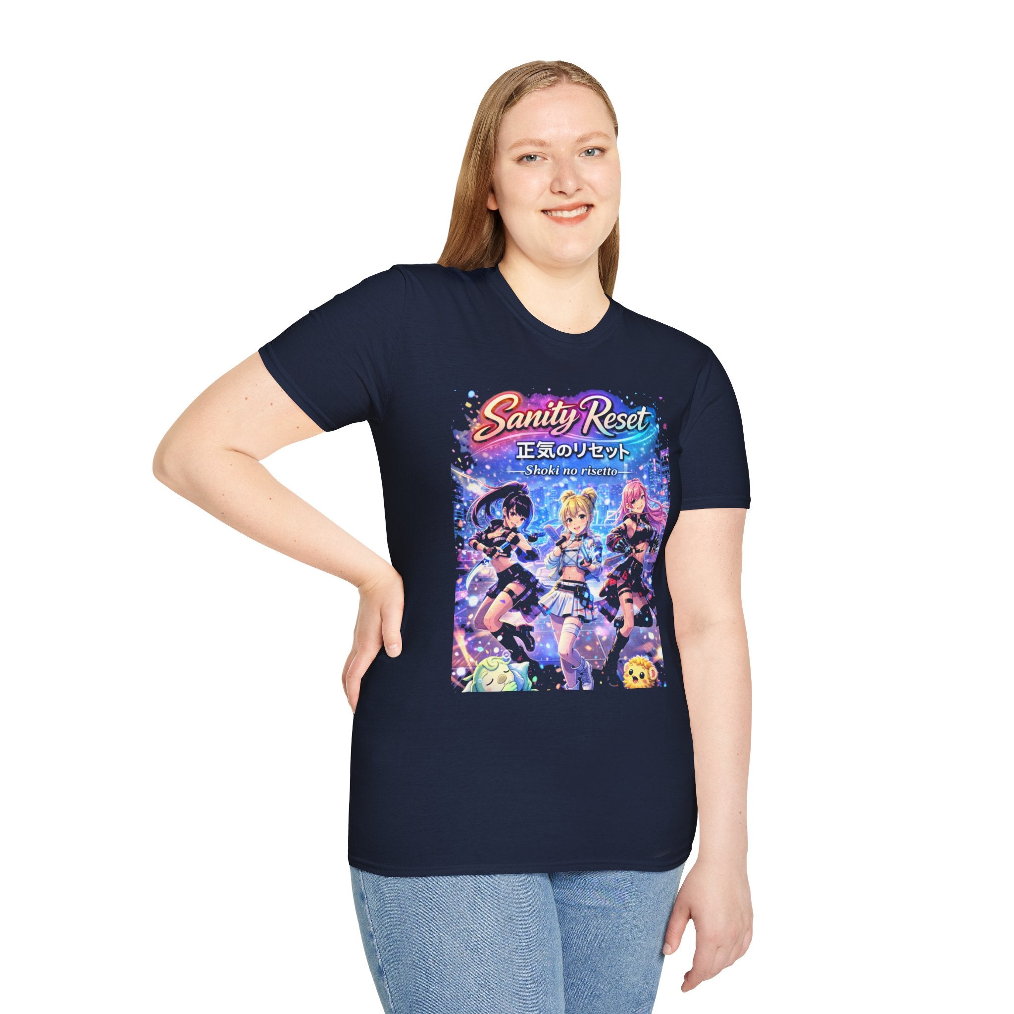 POP Series: Sanity Reset Unisex Softstyle T-Shirt — Gildan 64000, Lightweight + Ultra-Soft