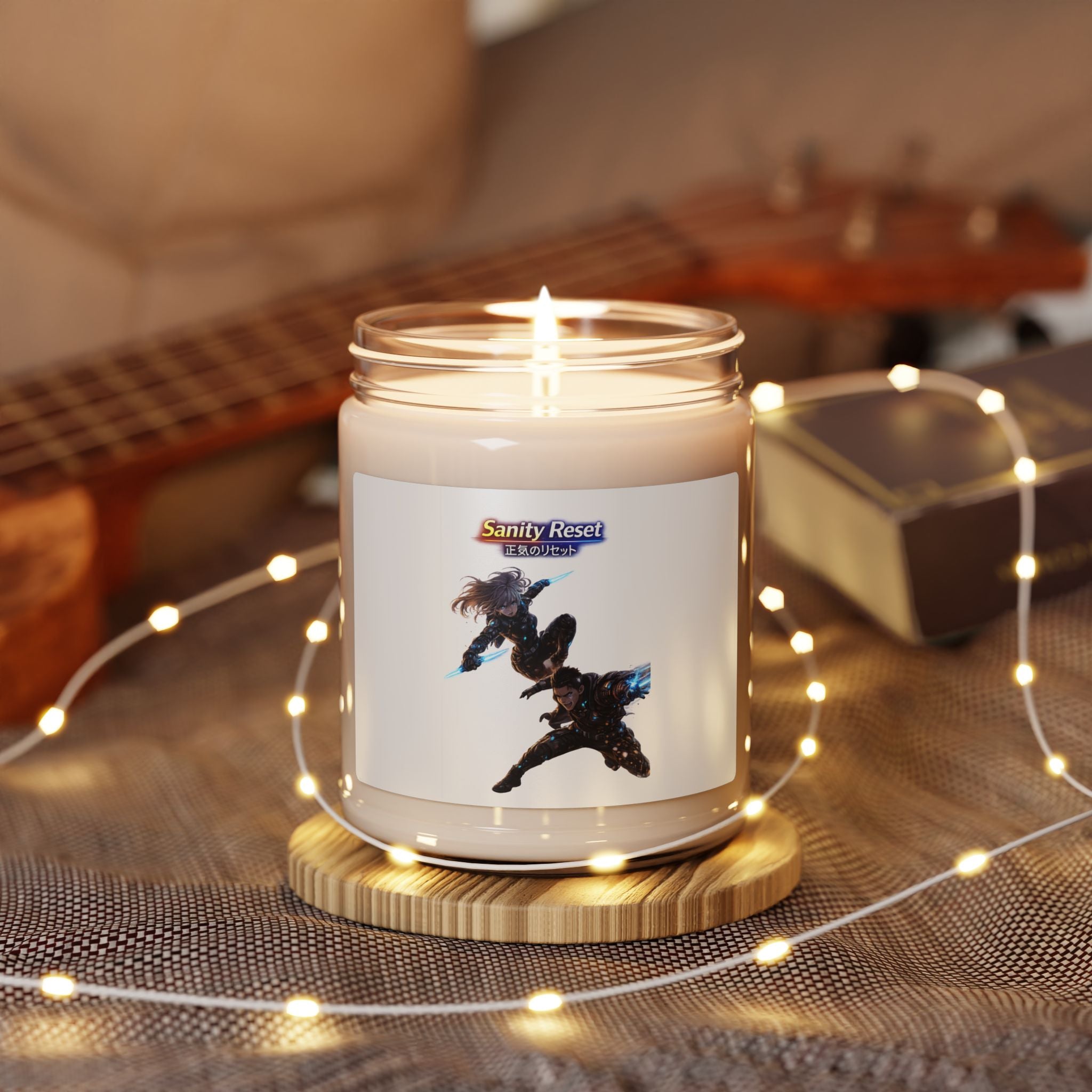Sanity Reset Scented Soy Candle, 9 oz — 50–60 Hour Burn, 12 Scents