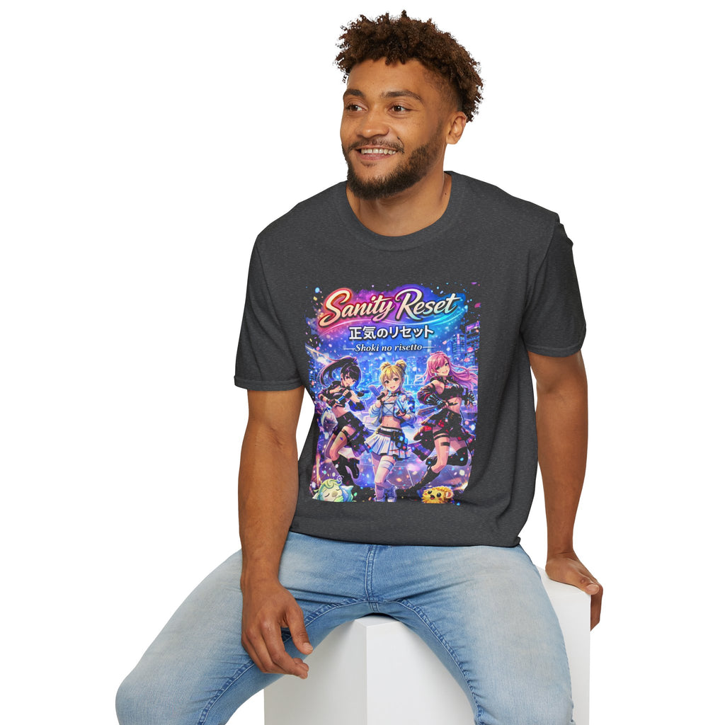 POP Series: Sanity Reset Unisex Softstyle T-Shirt — Gildan 64000, Lightweight + Ultra-Soft