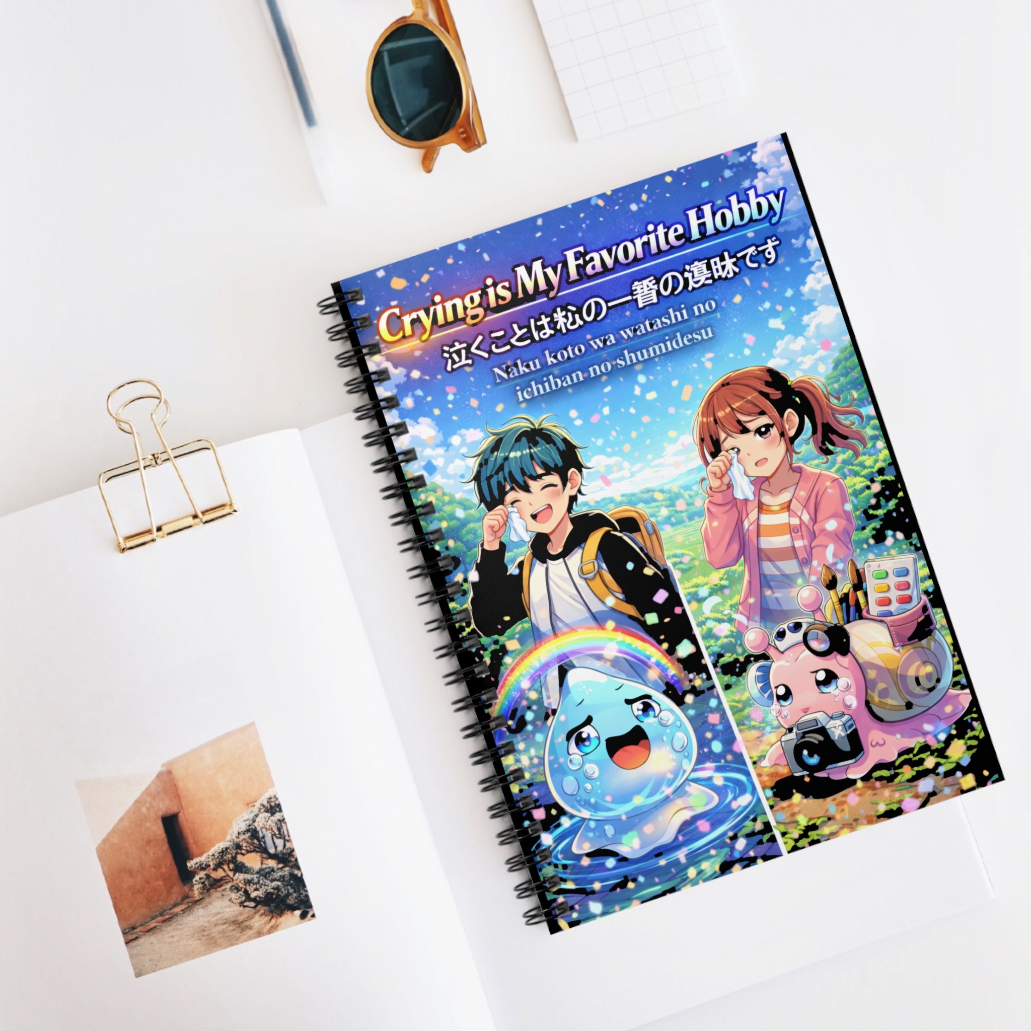 Crying is My Favorite Hobby Spiral Notebook (Ruled Line) — 6" × 8", 118 Pages