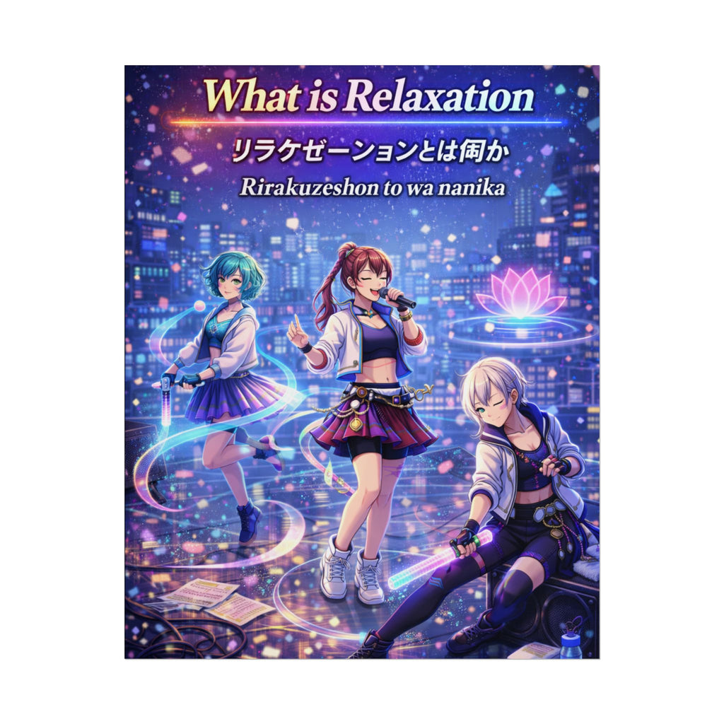 POP Series: What is Relaxation Rolled Posters — Matte or Semi-Gloss