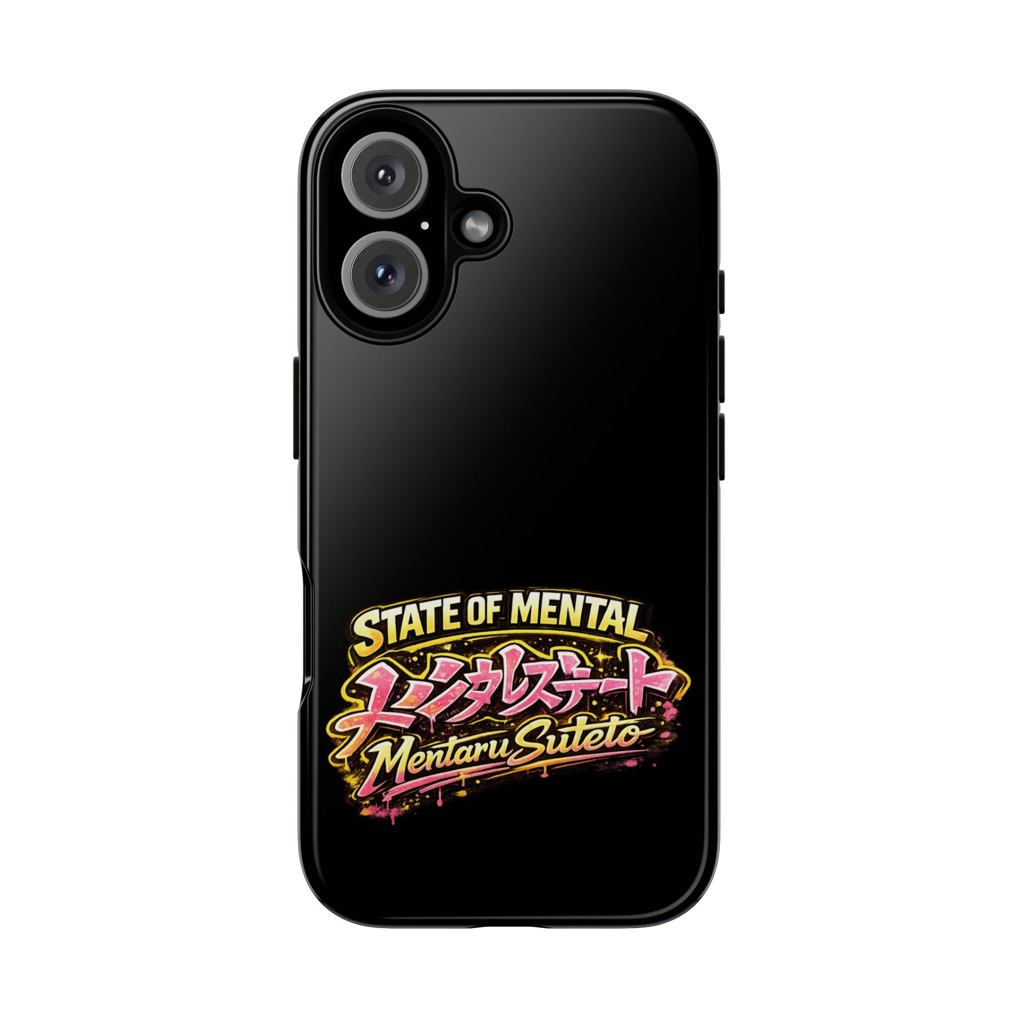 State of Mental Graffiti I Tough Phone Case — Dual-Layer Protection, Matte or Glossy